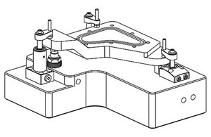 Schwenkspanner hydraulisch kompakt 
doppelt / einfach wirkend mit Federrückstellung